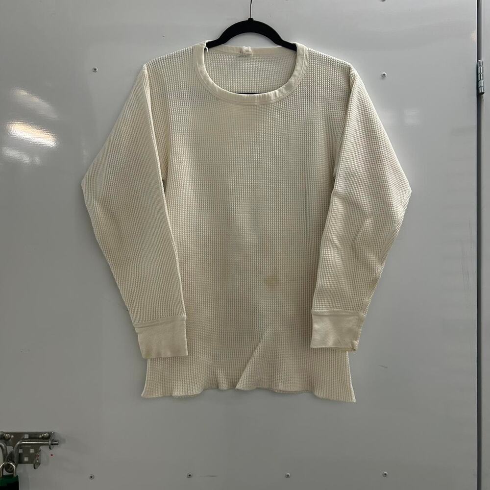 Dirty White VTG 70s long sleeve thermal shirt